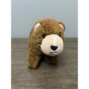 Vintage 1985 Polar‎ Puff Brown Bear Plush 9"